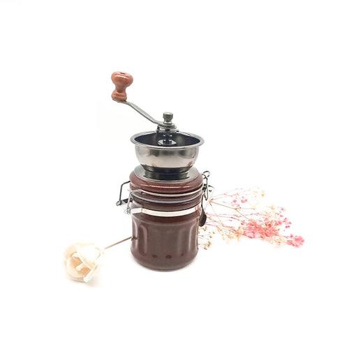 Mini Adjustable Ceramic Base Manual Coffee Grinder